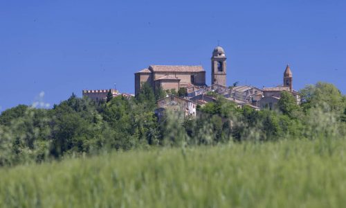 Mondaino vista dalla Valconca