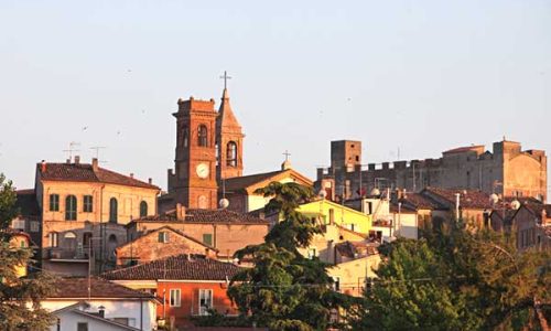 Vista del borgo di Morciano di Romagna