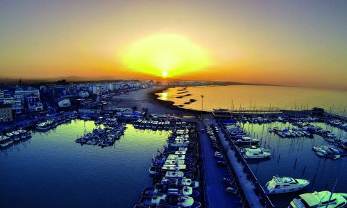 Cattolica, tramonto