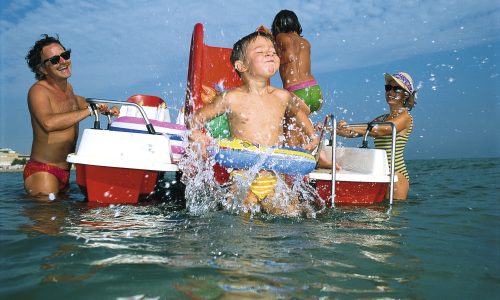 Famiglia al mare a Cattolica