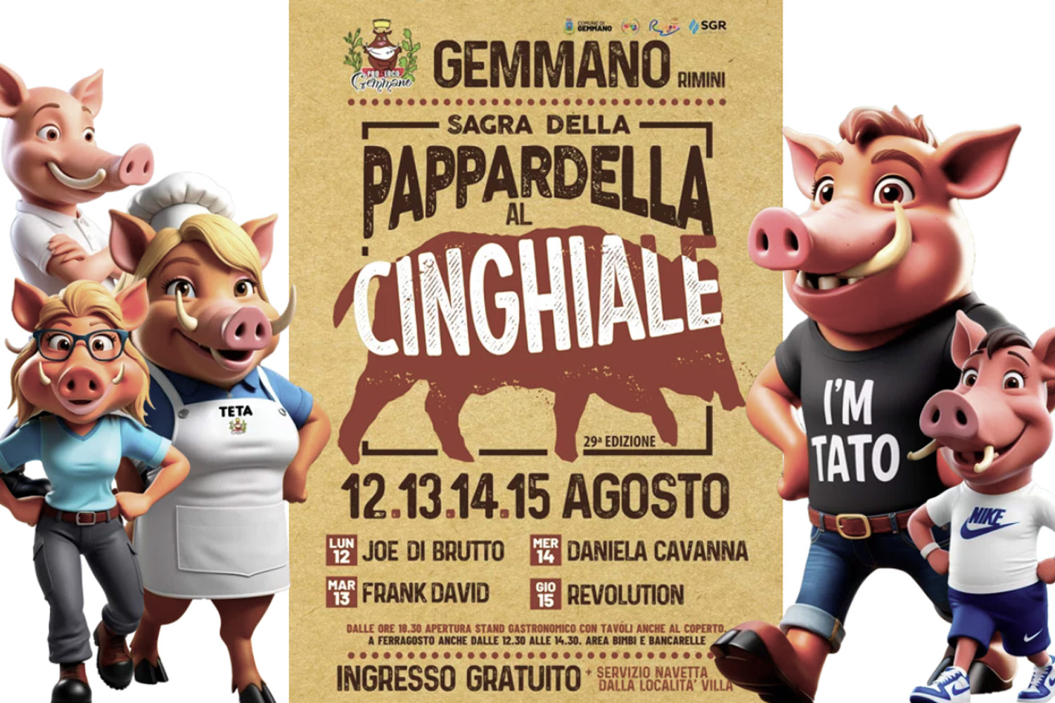Sagra della Pappardella al Cinghiale 2024 – Gemmano