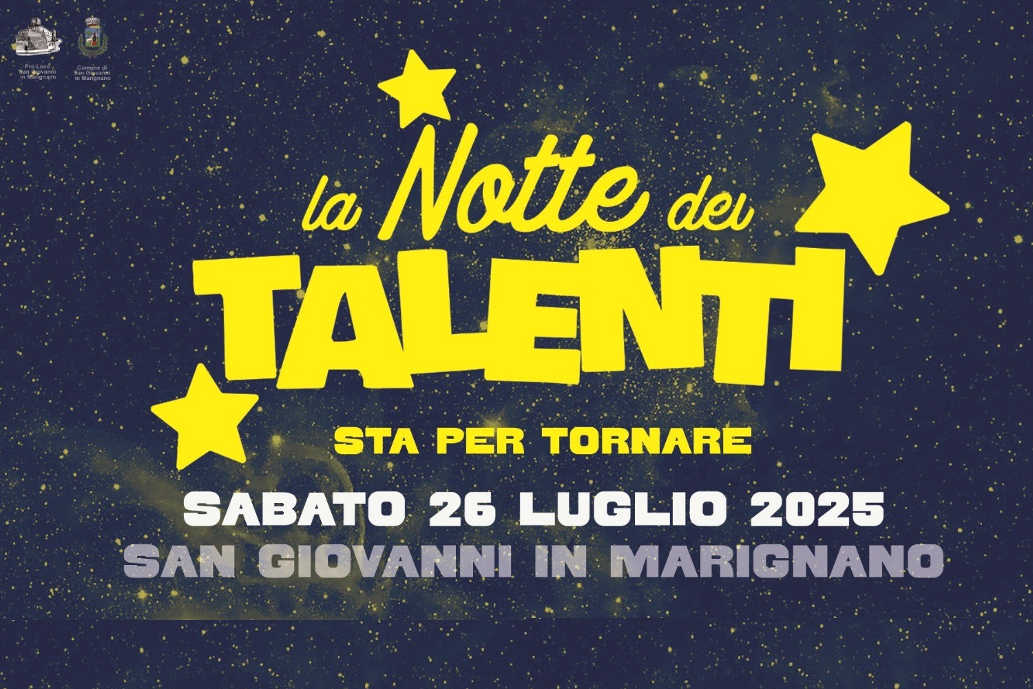 La Notte dei Talenti 2025 – San Giovanni in Marignano